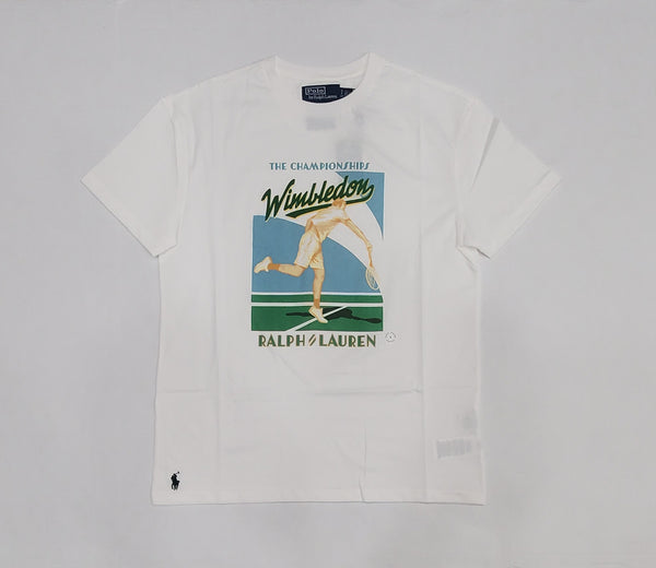 Nwt Polo Ralph Lauren White Wimbledon Tennis Classic Fit Tee