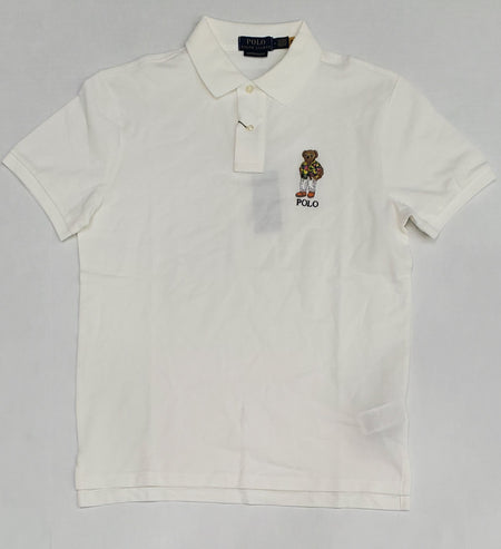 Nwt Polo Spellout White Embroidered Shorts
