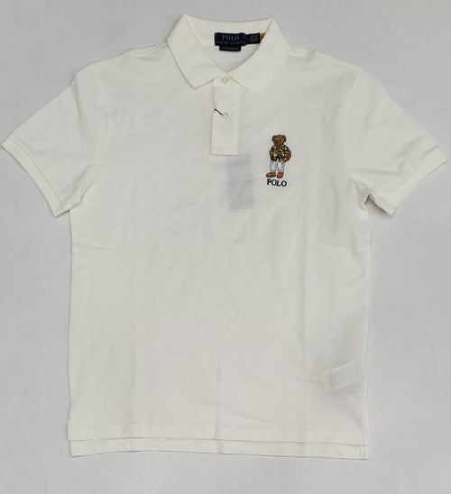 Nwt Polo Ralph Lauren Teddy Bear Wearing Hawaii Button Up Custom Sim Fit Polo