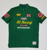Nwt Polo Ralph Lauren Green RL Racing Motor Sport #67 500 Series Classic Fit Polo - Unique Style