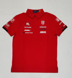 Nwt Polo Ralph Lauren Red Racing PRL Motor Sport Custom Fit Polo - Unique Style
