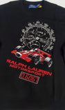 Nwt Polo Ralph Lauren Black Embroidered Race Car Motor Sport  0.6067 Sweater