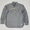 Nwt Polo Ralph Grey Yankees NY Long Sleeve Polo - Unique Style