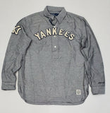 Nwt Polo Ralph Grey Yankees NY Long Sleeve Polo - Unique Style