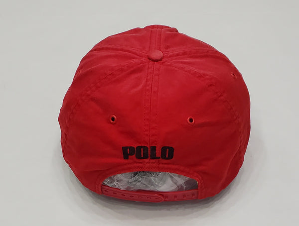 Nwt Polo Ralph Lauren Red Racing Snap Back