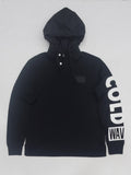 Nwt Polo Ralph Lauren Snow Beach Black Wave Hooded Rugby
