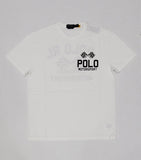 Nwt Polo Ralph Lauren White Motor Sport Classic Fit Tee - Unique Style