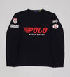 Nwt Polo Ralph Lauren Black Racing 67 Motor Sport Sweatshirt - Unique Style