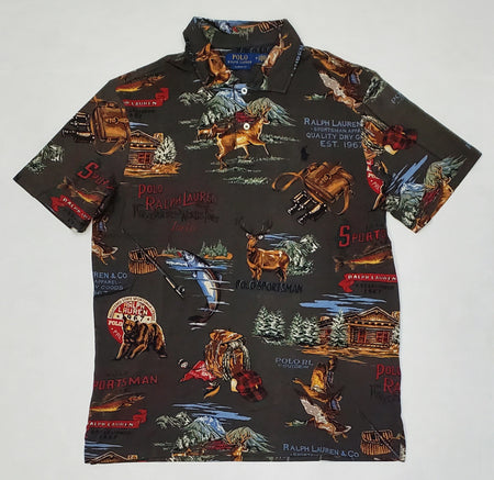 Nwt Polo Ralph Lauren White Grandpa Teddy Bear Classic Fit Tee