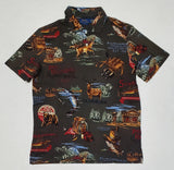 Nwt Polo Ralph Lauren Allover Print Sportsman Classic Fit Polo