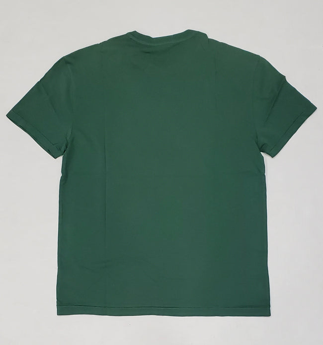 Nwt Polo Ralph Lauren Green Athl DIV 67 P-Wing Foot Classic Fit Tee