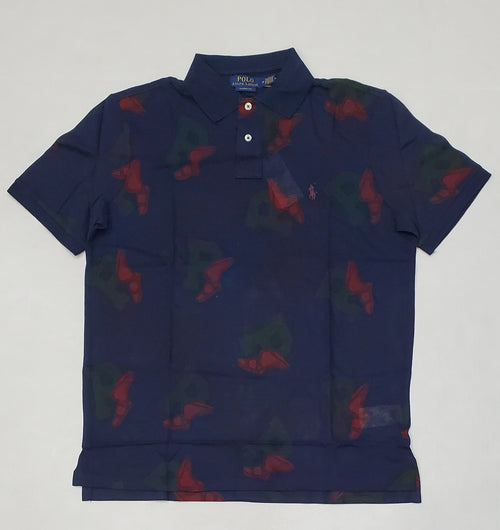 Nwt Polo Ralph Lauren Allover P-Wing Foot Classic Fit Polo
