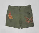 Nwt Polo Ralph Lauren Olive Pacific Tour 1967 Shorts - Unique Style
