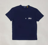 Nwt Polo Ralph Lauren Navy Grandpa Teddy Bear Logo Pocket Classic Fit Tee - Unique Style