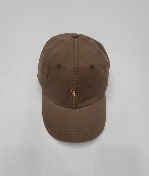Nwt Polo Ralph Lauren Brown Small Pony Leather Strap Adjustable Hat - Unique Style