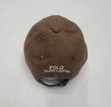 Nwt Polo Ralph Lauren Brown Small Pony Leather Strap Adjustable Hat - Unique Style