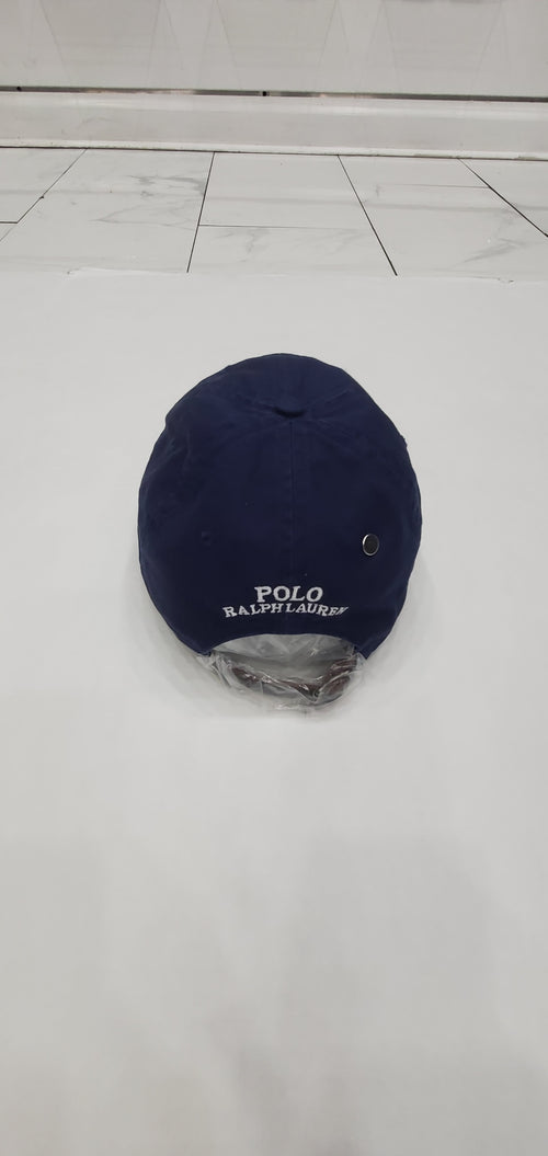 Nwt Polo Ralph Lauren Navy Grandpa Teddy Bear Adjustable Hat