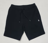 Nwt Polo Ralph Lauren Black With White Small Pony Double Knit Small Pony Shorts - Unique Style