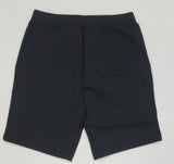 Nwt Polo Ralph Lauren Black With White Small Pony Double Knit Small Pony Shorts - Unique Style
