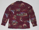 Nwt Polo Ralph Lauren Burgundy Sportsman Classic Fit Button Up - Unique Style