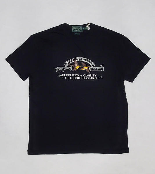 Nwt Polo Country Black Sportsman Outdoors Classic Fit  Tee