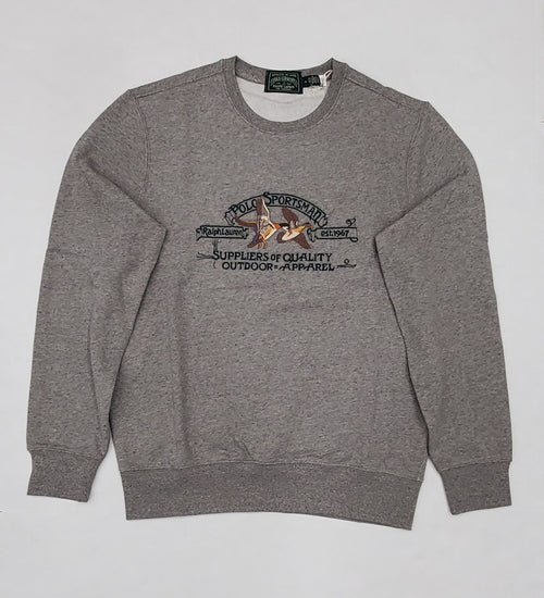 Nwt Polo Country Grey Sportsman Outdoors Sweatshirt - Unique Style