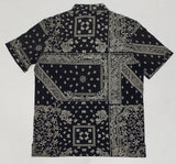 Nwt Polo Ralph Lauren Black Bandana Print Classic Fit Polo