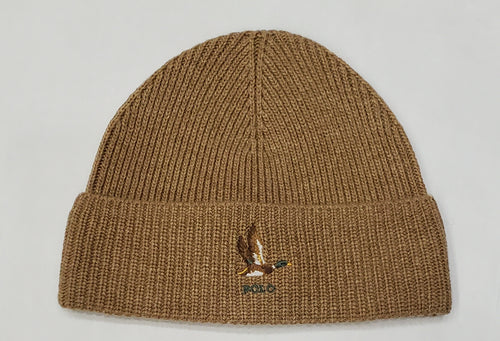 Nwt Polo Ralph Lauren Tan Mallard Duck Skully