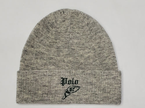 Nwt Polo Ralph Lauren Grey Wing Foot  Skully
