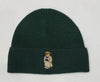 Nwt Polo Ralph Lauren Green Grandpa Teddy Bear Skully