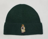 Nwt Polo Ralph Lauren Green Grandpa Teddy Bear Skully