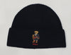 Nwt Polo Ralph Lauren Black Snow Explorer Teddy Bear Skully