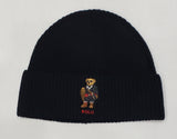Nwt Polo Ralph Lauren Black Snow Explorer Teddy Bear Skully