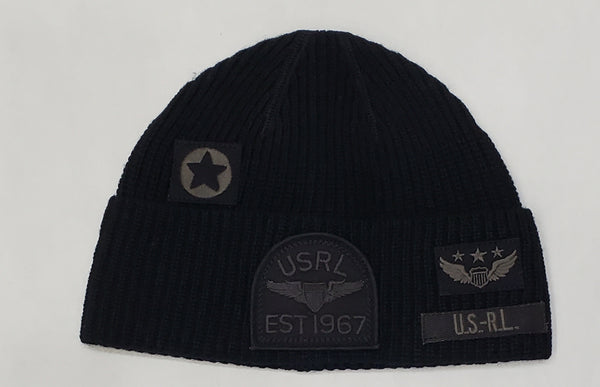 Nwt Polo Ralph Lauren Black USRL 1967 Patch Skully