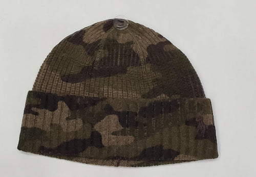 Nwt Polo Ralph Lauren Camo Wool Blend Skully
