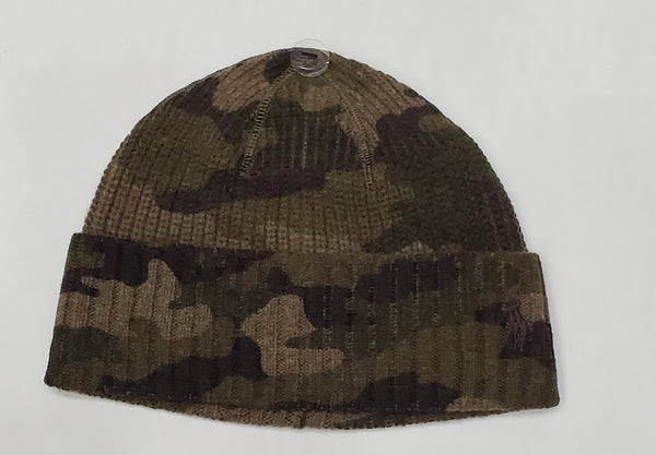 Nwt Polo Ralph Lauren Camo Wool Blend Skully
