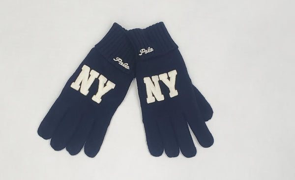 Nwt Polo Ralph Lauren Navy NY Gloves