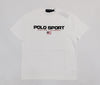 Nwt Polo Sport White/Black Spellout Classic Fit Tee