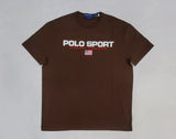 Nwt Polo Sport Brown Spellout Classic Fit Tee