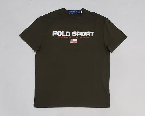 Nwt Polo Sport Olive  Spellout Classic Fit Tee
