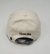 Nwt Polo Ralph Lauren Cream Olympic Team USA Wool Blend Leather Strap Hat