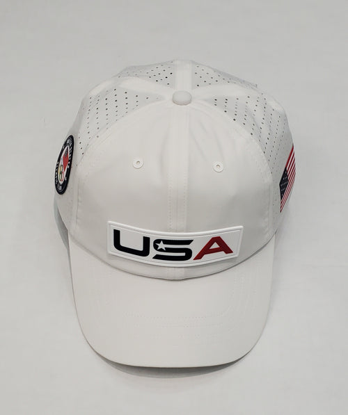Nwt Polo Ralph Lauren White Olympic Team USA Velcro Strap