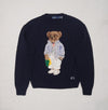 Polo Ralph Lauren Women Preppy Tennis/Country Club Bear Sweater - Unique Style
