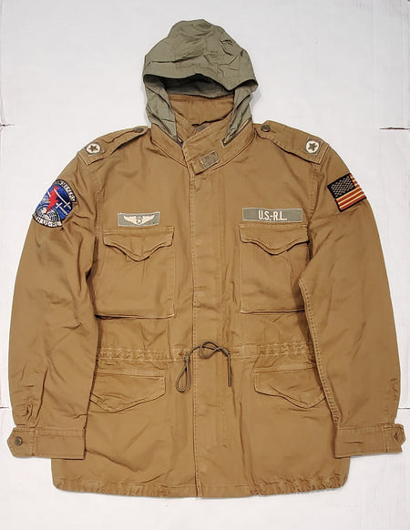 Nwt Polo Ralph Lauren Orange Sportsman Respect Fleece Lined Jacket