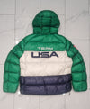 Nwt Polo Ralph Lauren Green Team USA Olympic Down Jacket - Unique Style
