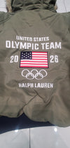 Nwt Polo Ralph Lauren Olive Team USA Olympic Down Jacket - Unique Style