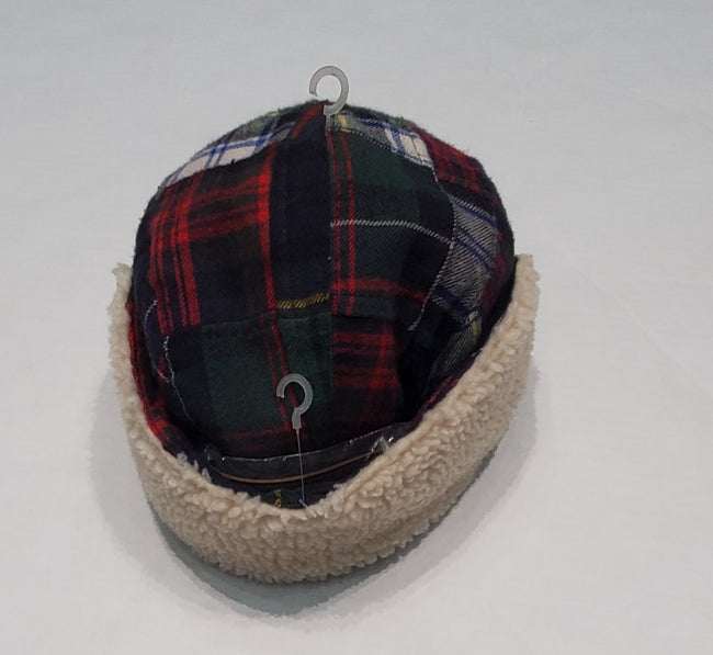 793001 Polo Ralph Lauren Plaid Fur Lined Adjustable Strap Back - Unique Style