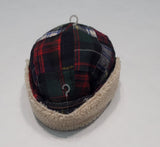 793001 Polo Ralph Lauren Plaid Fur Lined Adjustable Strap Back - Unique Style