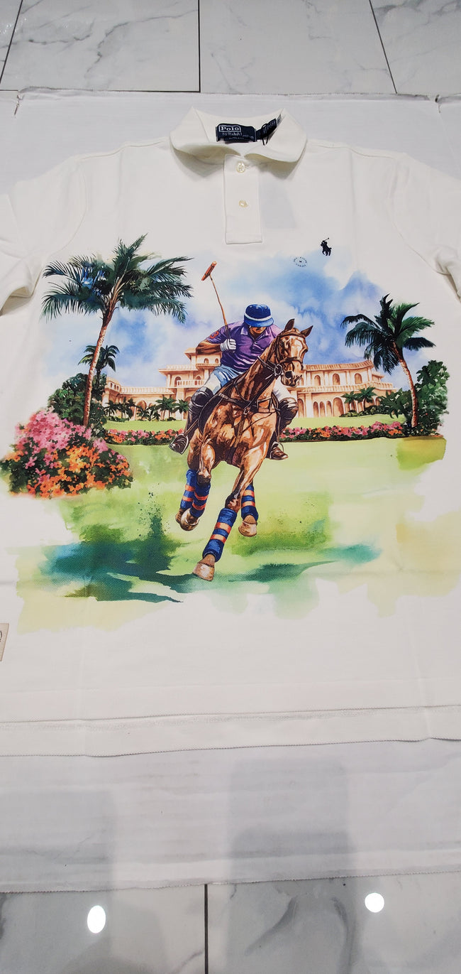 Nwt Polo Ralph Lauren Polo Society Equestrian Classic Fit Polo - Unique Style