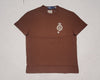 Nwt Polo Ralph Lauren Brown P.R.L Classic Fit Tee - Unique Style